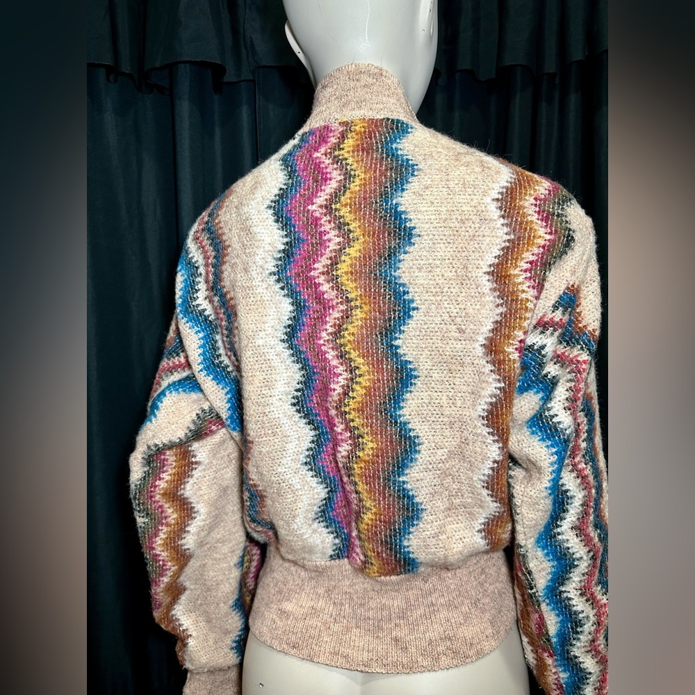 Vintage 20 ANS Mariea Kim Womens Size M Multicolor Knit Pullover Sweater 80’s - Picture 4 of 9